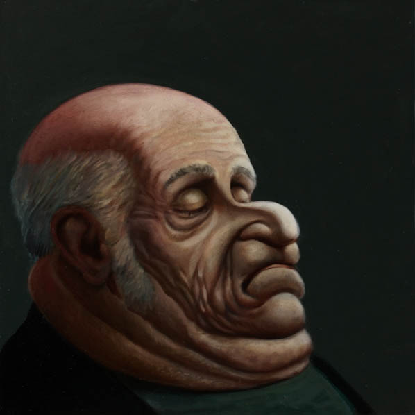 Pisolino - 2025 - olio su tavola - 30x30cm