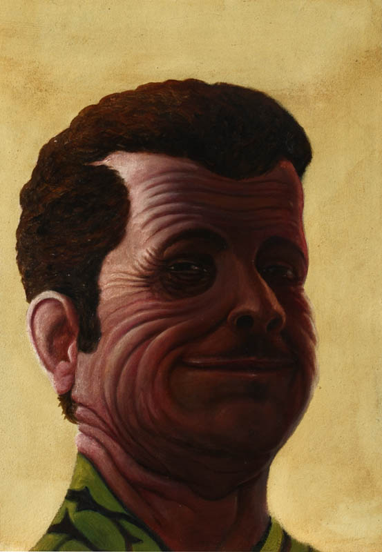 Ottimista - 2025 - olio su tavola - 29x42cm